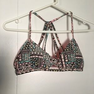 Hollister Tribal Bikini Triangle Top